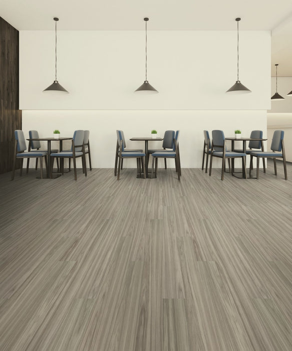 Aladdin Commercial - Footpath 20 GD - 7.5 in. x 52 in. Luxury Vinyl - Burberry Wood Room Scene