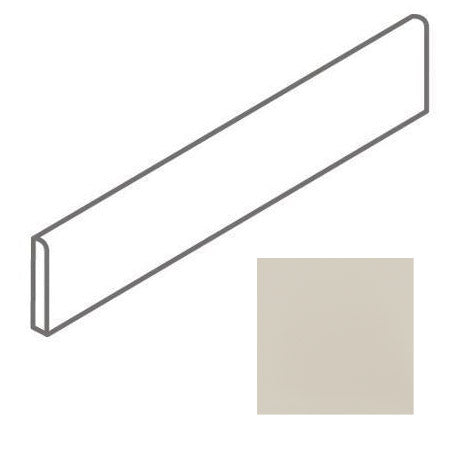 American Olean - Minimum - 4 in. x 24 in. - Porcelain Bullnose Trim - Polished - Beige