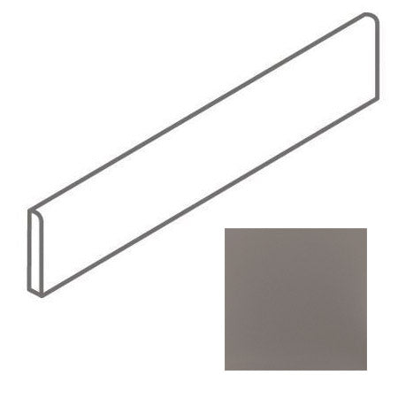 American Olean - Minimum - 4 in. x 24 in. - Porcelain Bullnose Trim - Polished - Taupe