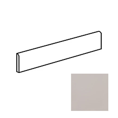 American Olean - Clay Canvas - 4 in. x 24 in. - Bullnose Tile Trim - Polished - Stencil