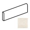 See American Olean - Theoretical - 3 in. x 12 in. - Porcelain Bullnose Trim - Matte - Whimsical White