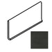 
American Olean - Theoretical - 6 in. x 12 in. - Porcelain Cove Base Trim - Matte - Abstract Black
