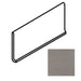 American Olean - Theoretical - 6 in. x 12 in. - Porcelain Cove Base Trim - Matte - Creative Gray
