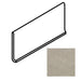American Olean - Theoretical Evolved - 6 in. x 12 in. - Porcelain Cove Base Trim - Matte - Reflective Taupe