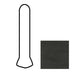 American Olean - Theoretical - 1 in. x 6 in. - Porcelain Cove Outcorner Trim - Matte - Abstract Black