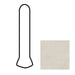 American Olean - Theoretical Evolved - 1 in. x 6 in. - Porcelain Cove Outcorner Trim - Matte - Candid Cream