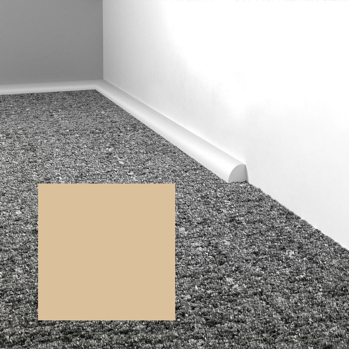 Mohawk - Elemental Edges - .75 in. Quarter Round Rubber Wall Base - Tan