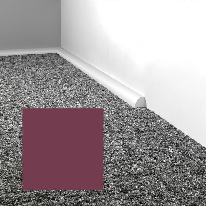 Mohawk - Elemental Edges - .75 in. Quarter Round Rubber Wall Base - Plum