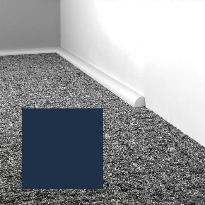 Mohawk - Elemental Edges - .75 in. Quarter Round Rubber Wall Base - Midnight Blue