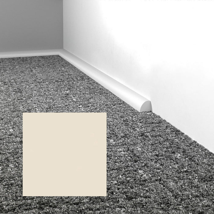 Mohawk - Elemental Edges - .75 in. Quarter Round Rubber Wall Base - Cream