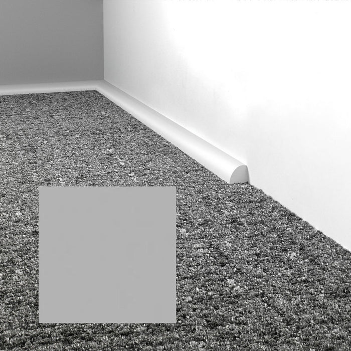 Mohawk - Elemental Edges - .75 in. Quarter Round Rubber Wall Base - Ice Gray