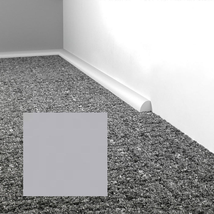 Mohawk - Elemental Edges - .75 in. Quarter Round Rubber Wall Base - Winter Gray