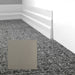 Mohawk - Elemental Edges - 5.5 in. Tapered Wave Rubber Wall Base - Aircraft Carrier