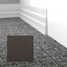 Mohawk - Elemental Edges - 4.5 in. Tapered Wave Rubber Wall Base - Deep Chestnut