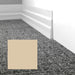 Mohawk - Elemental Edges - 4.5 in. Tapered Wave Rubber Wall Base - Sand
