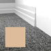 Mohawk - Elemental Edges - 5.5 in. Tapered Wave Rubber Wall Base - Pale Earth