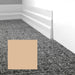 Mohawk - Elemental Edges - 4.5 in. Tapered Wave Rubber Wall Base - Pale Earth