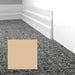 Mohawk - Elemental Edges - 4.5 in. Tapered Wave Rubber Wall Base - Tan