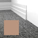 Mohawk - Elemental Edges - 5.5 in. Tapered Wave Rubber Wall Base - Toast