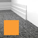 Mohawk - Elemental Edges - 5.5 in. Tapered Wave Rubber Wall Base - Merrigold