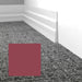 Mohawk - Elemental Edges - 5.5 in. Tapered Wave Rubber Wall Base - Deep Rose