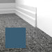 Mohawk - Elemental Edges - 5.5 in. Tapered Wave Rubber Wall Base - Dark Teal
