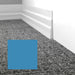 Mohawk - Elemental Edges - 5.5 in. Tapered Wave Rubber Wall Base - Sky