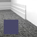 Mohawk - Elemental Edges - 4.5 in. Tapered Wave Rubber Wall Base - Navy