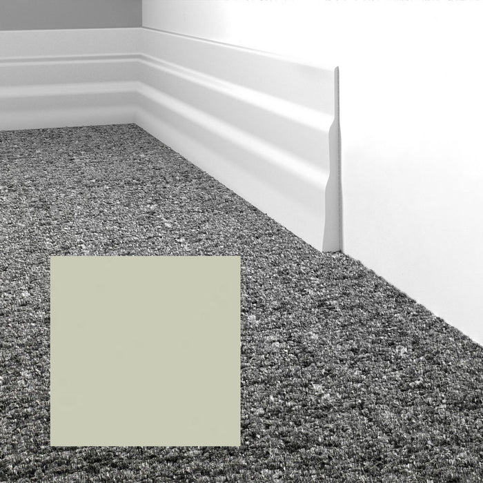 Mohawk - Elemental Edges - 5.5 in. Tapered Wave Rubber Wall Base - Minty