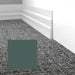 Mohawk - Elemental Edges - 5.5 in. Tapered Wave Rubber Wall Base - Pistachio