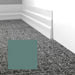 Mohawk - Elemental Edges - 4.5 in. Tapered Wave Rubber Wall Base - Jade
