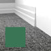 Mohawk - Elemental Edges - 4.5 in. Tapered Wave Rubber Wall Base - Grass