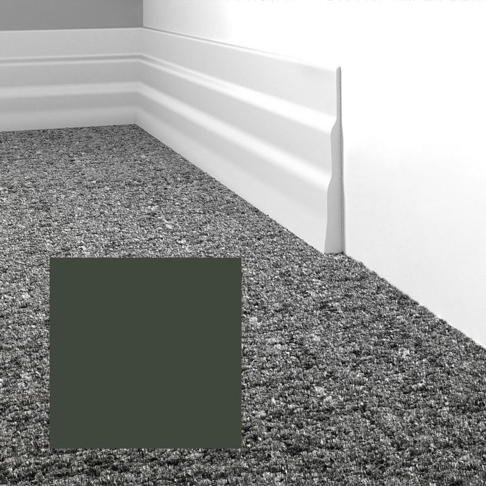 Mohawk - Elemental Edges - 4.5 in. Tapered Wave Rubber Wall Base - Olive
