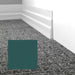 Mohawk - Elemental Edges - 4.5 in. Tapered Wave Rubber Wall Base - Forest Green