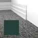Mohawk - Elemental Edges - 5.5 in. Tapered Wave Rubber Wall Base - Ivy Green