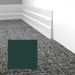 Mohawk - Elemental Edges - 4.5 in. Tapered Wave Rubber Wall Base - Ivy Green
