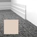 Mohawk - Elemental Edges - 5.5 in. Tapered Wave Rubber Wall Base - Dune