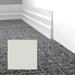 Mohawk - Elemental Edges - 4.5 in. Tapered Wave Rubber Wall Base - Satin