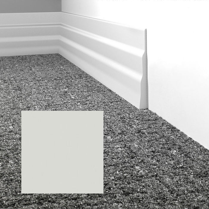 Mohawk - Elemental Edges - 5.5 in. Tapered Wave Rubber Wall Base - Satin