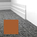 Mohawk - Elemental Edges - 4.5 in. Tapered Wave Rubber Wall Base - Auburn