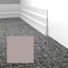 Mohawk - Elemental Edges - 4.5 in. Tapered Wave Rubber Wall Base - Fog