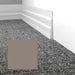 Mohawk - Elemental Edges - 4.5 in. Tapered Wave Rubber Wall Base - Smoke