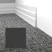 Mohawk - Elemental Edges - 4.5 in. Tapered Wave Rubber Wall Base - Charcoal