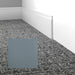 Mohawk - Elemental Edges - 4.5 in. Tilted Edge Rubber Wall Base - Gunmetal
