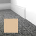 Mohawk - Elemental Edges - 4.5 in. Tilted Edge Rubber Wall Base - Tan