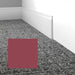 Mohawk - Elemental Edges - 4.5 in. Tilted Edge Rubber Wall Base - Deep Rose