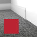 Mohawk - Elemental Edges - 4.5 in. Tilted Edge Rubber Wall Base - Red