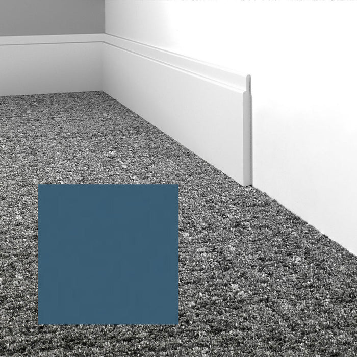 Mohawk - Elemental Edges - 4.5 in. Tilted Edge Rubber Wall Base - Dark Teal
