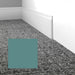 Mohawk - Elemental Edges - 4.5 in. Tilted Edge Rubber Wall Base - Cool Mint