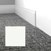 Mohawk - Elemental Edges - 4.5 in. Tilted Edge Rubber Wall Base - White